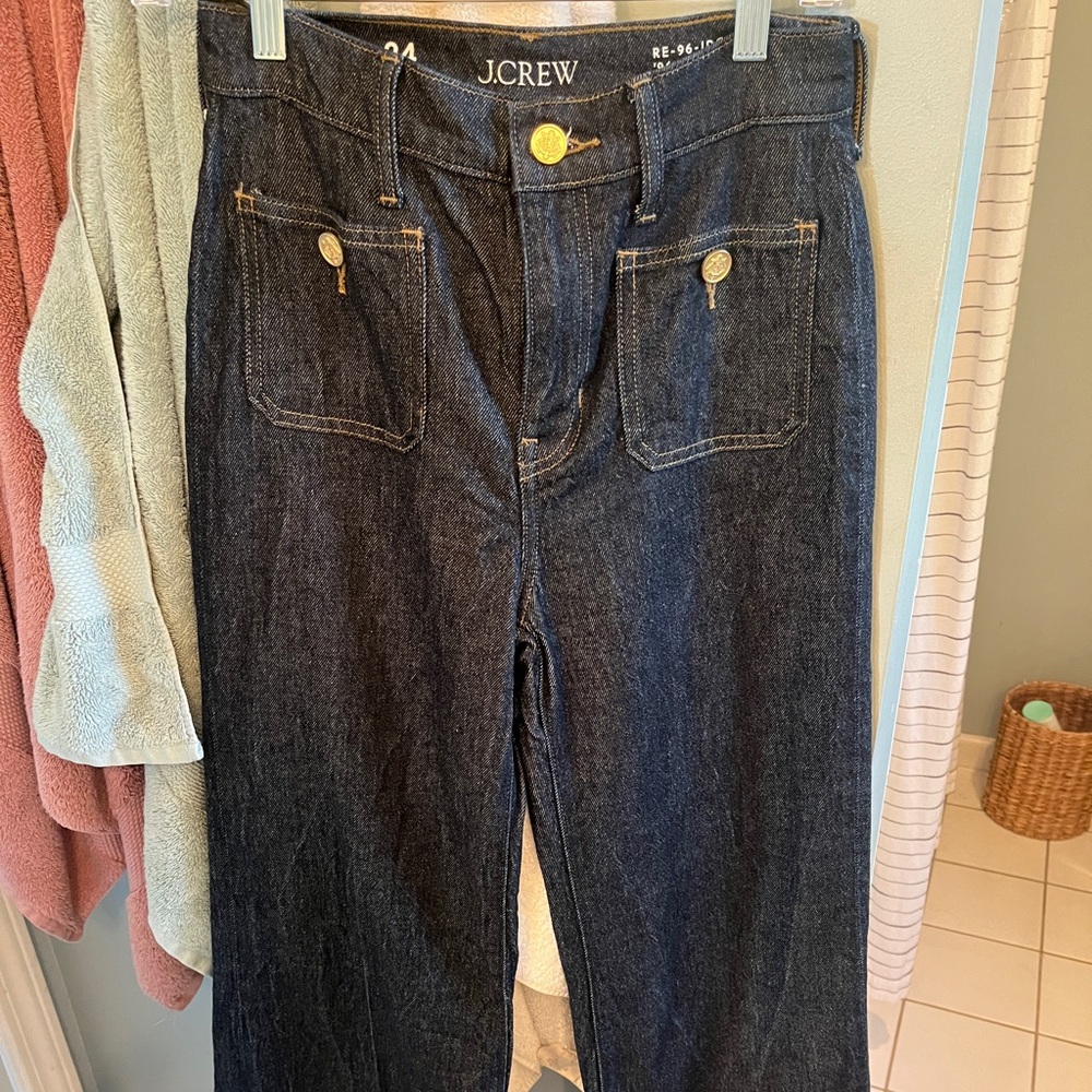 J. Crew Sailor Denim Trouser Jeans